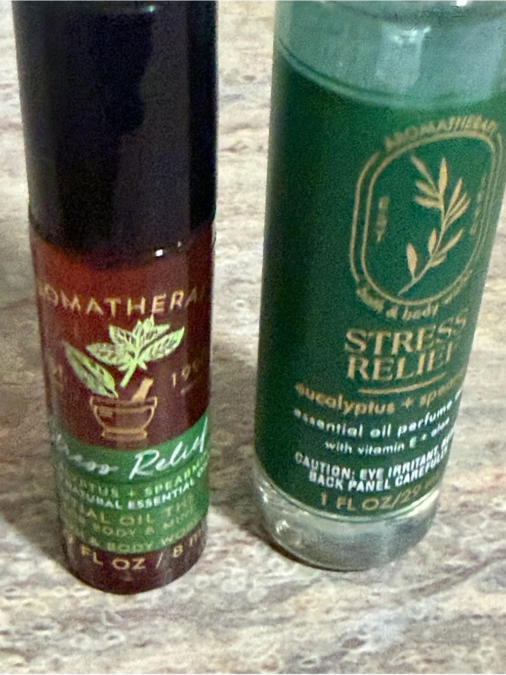 Bath & Body Works Retired Stress Relief Aromatherapy Rollerball Roll-on Mist